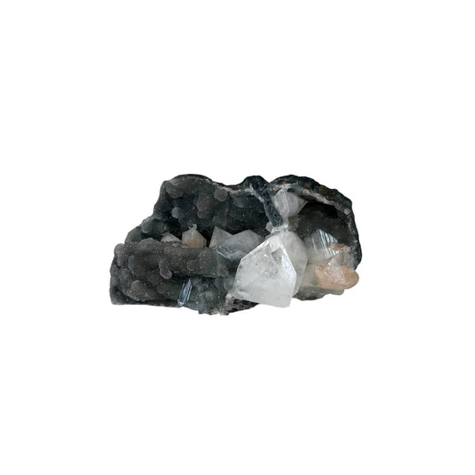 Gray Chalcedony + Apophyllite Cluster | CT24