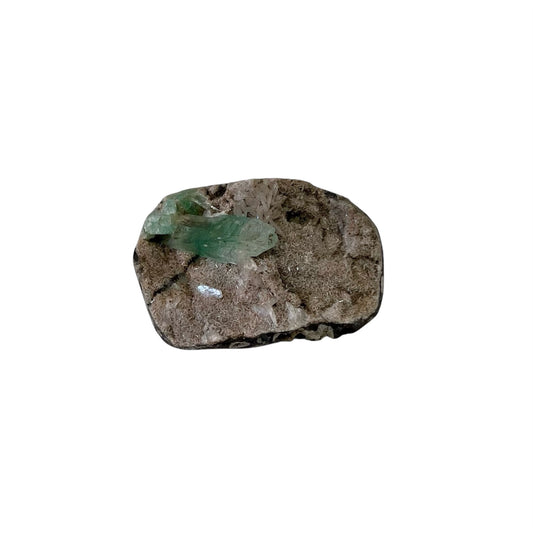 Green Apophyllite On Base Matrix  | CT17