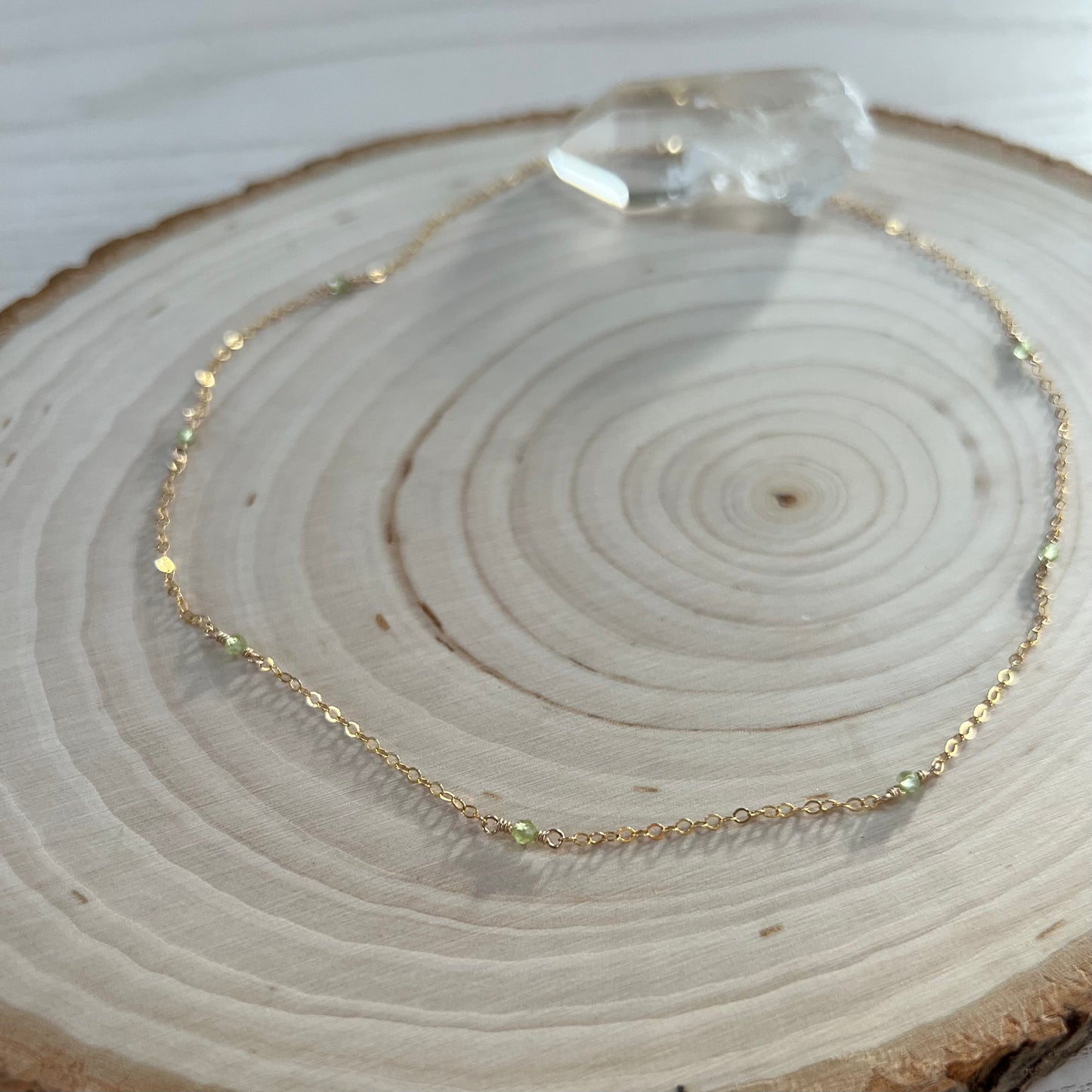 Peridot Seven Station Choker