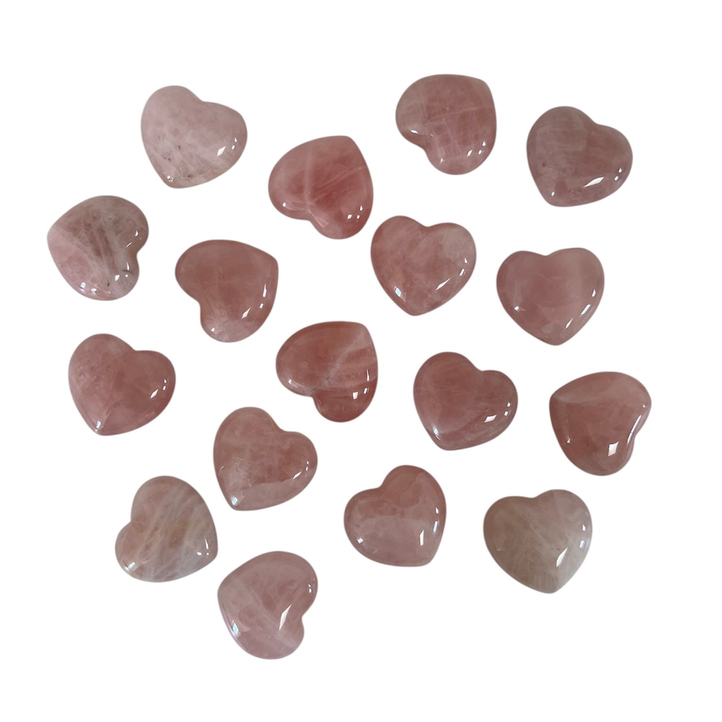 Rose Quartz Hearts