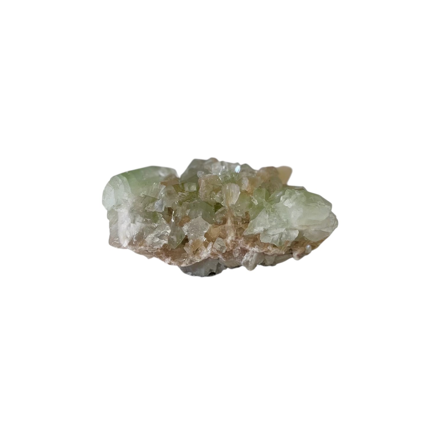 Green Apophyllite + Stilbite Cluster | CT22